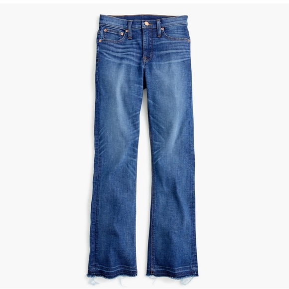 26T🔖 J. Crew Billie Demi Boot Crop Jean Denim J6300 MLA Raw Hem $168 - Picture 3 of 12